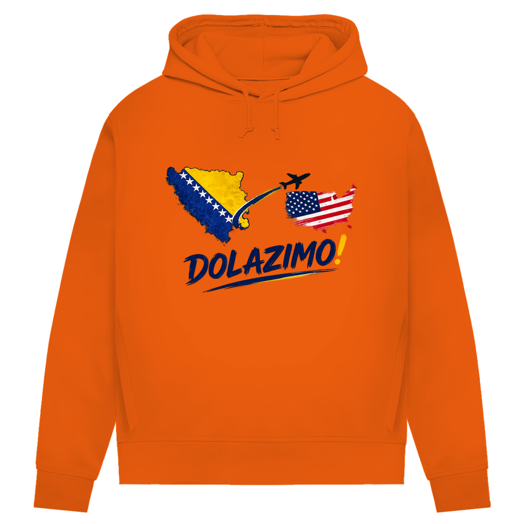 Women's Premium Organic Hoodie – Dolazi Bosna | Front Print