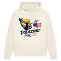 Damen Premium Bio Hoodie – Dolazi Bosna Ponosna | Frontprint