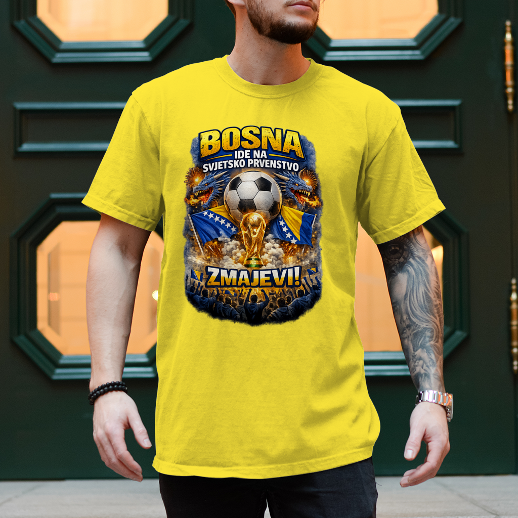 Herren T-Shirt - Zmajevi WM 2026 | Frontprint