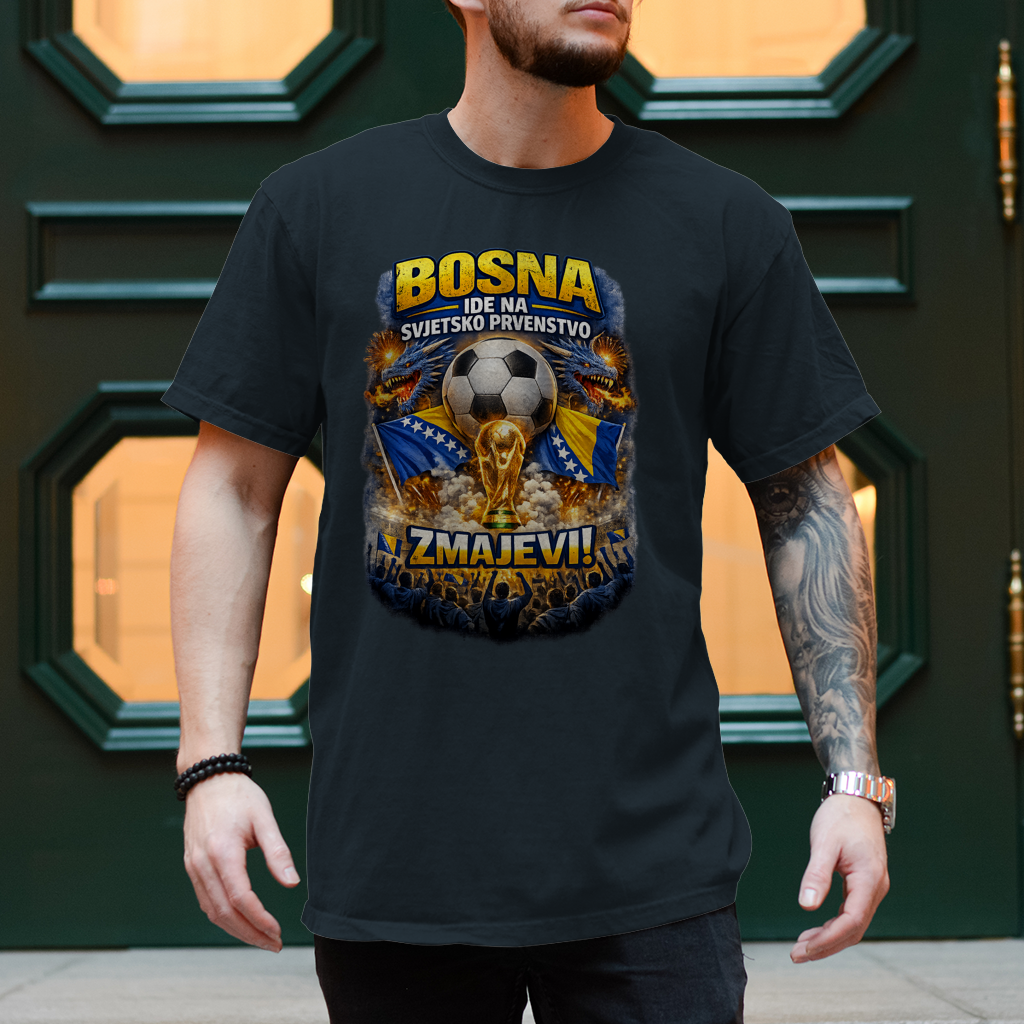 Herren T-Shirt - Zmajevi WM 2026 | Frontprint