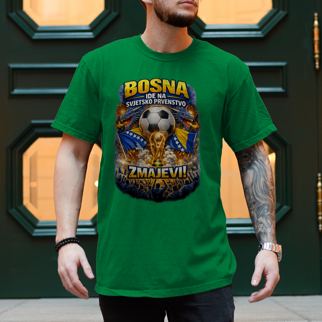 Herren T-Shirt - Zmajevi WM 2026 | Frontprint