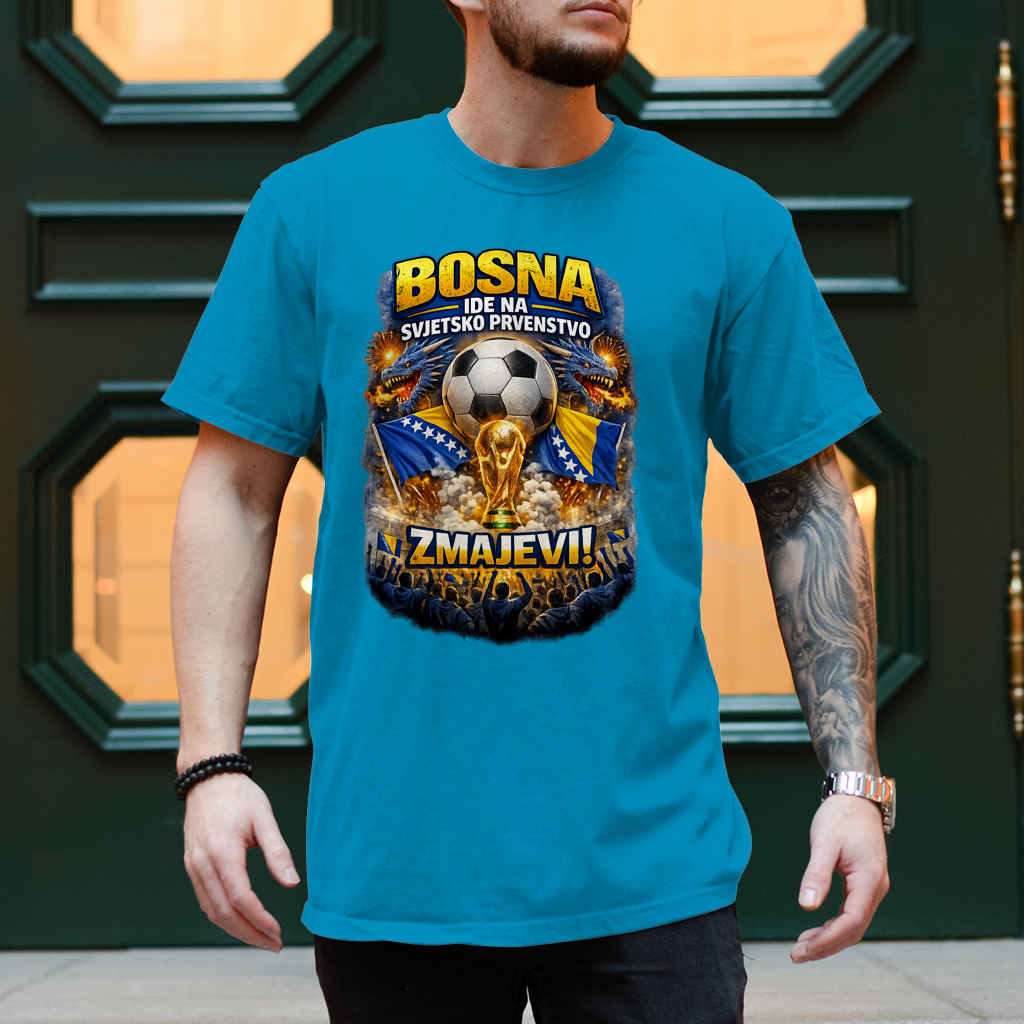 Herren T-Shirt - Zmajevi WM 2026 | Frontprint