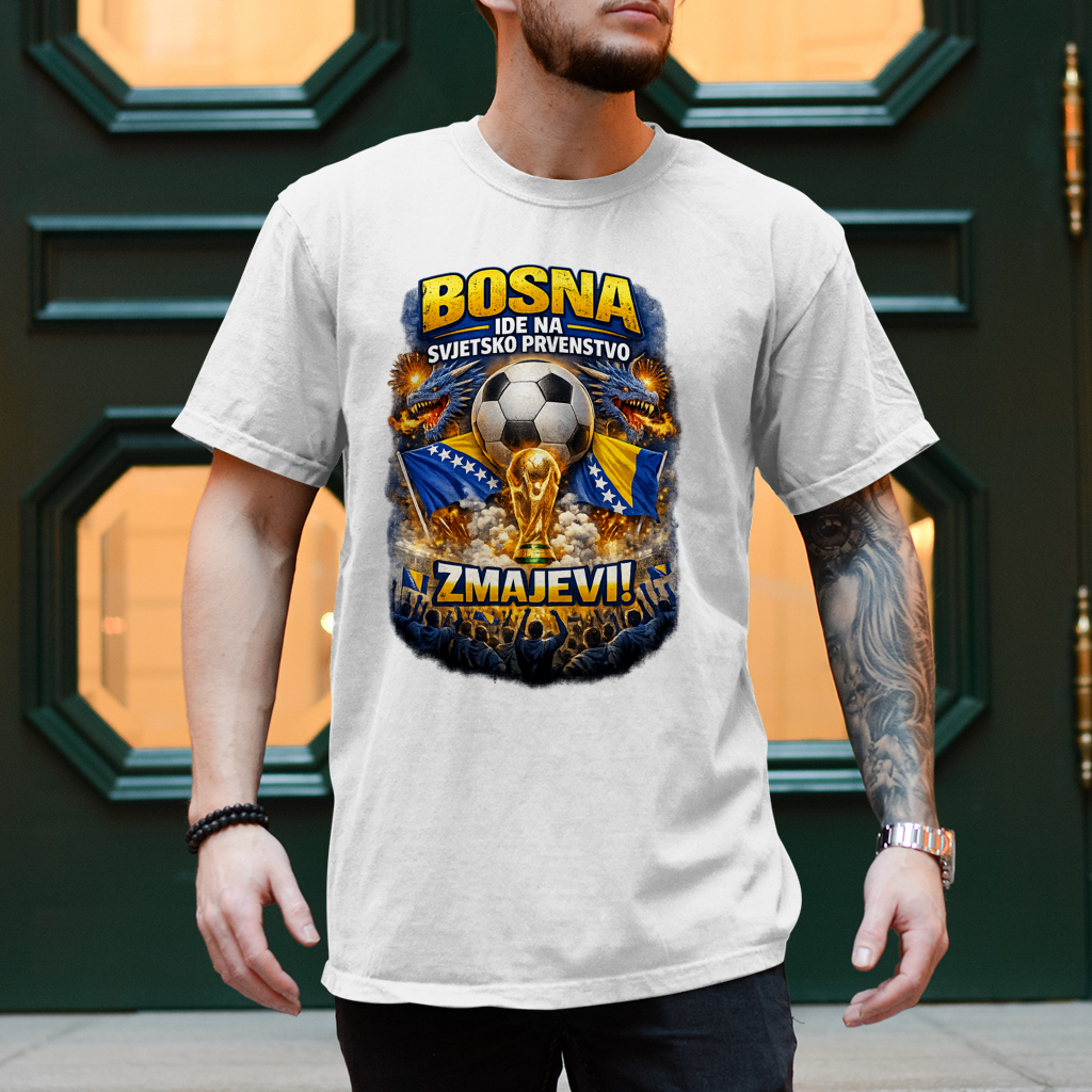 Herren T-Shirt - Zmajevi WM 2026 | Frontprint