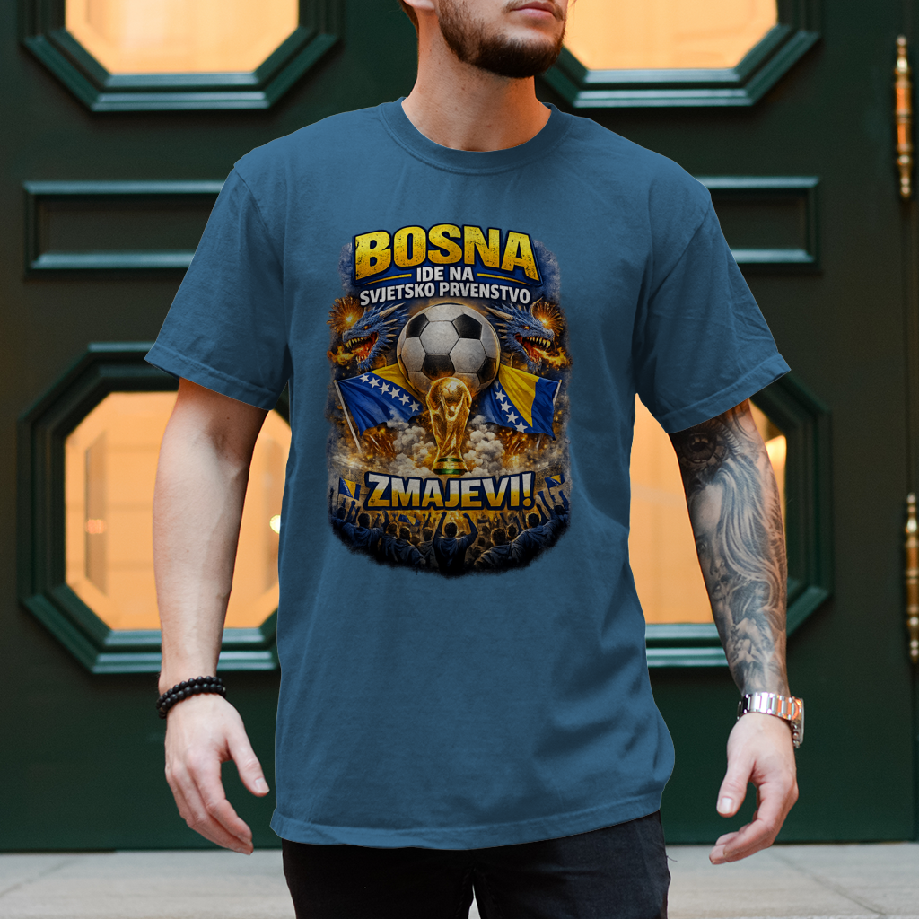 Herren T-Shirt - Zmajevi WM 2026 | Frontprint
