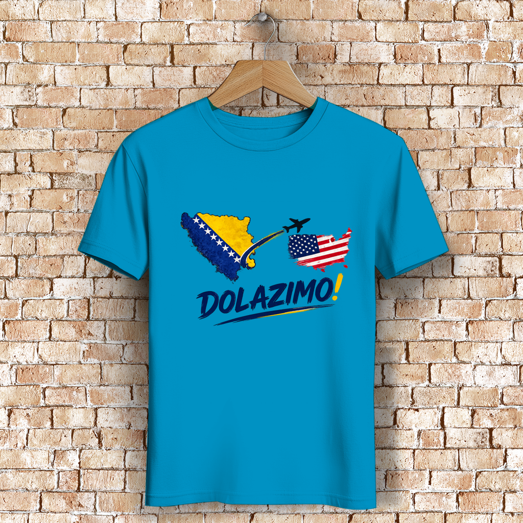 Herren Premium Bio T-Shirt - Dolazi Bosna | Frontprint