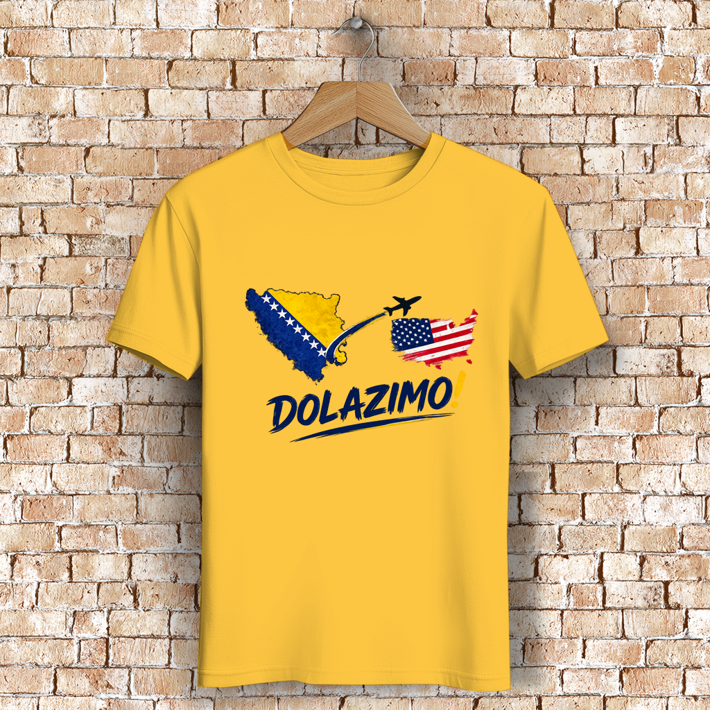 Herren Premium Bio T-Shirt - Dolazi Bosna | Frontprint