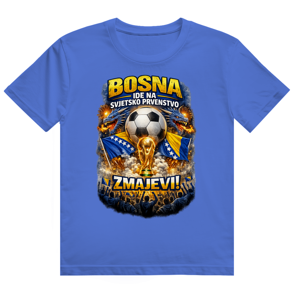 Muška Heavy Cotton majica - Zmajevi SP 2026 | Prednja štampa