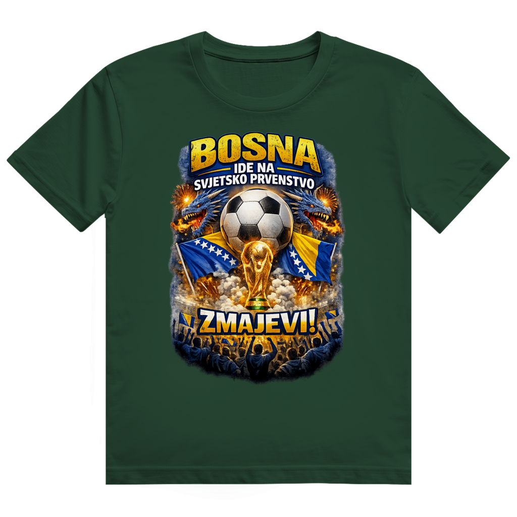 Muška Heavy Cotton majica - Zmajevi SP 2026 | Prednja štampa