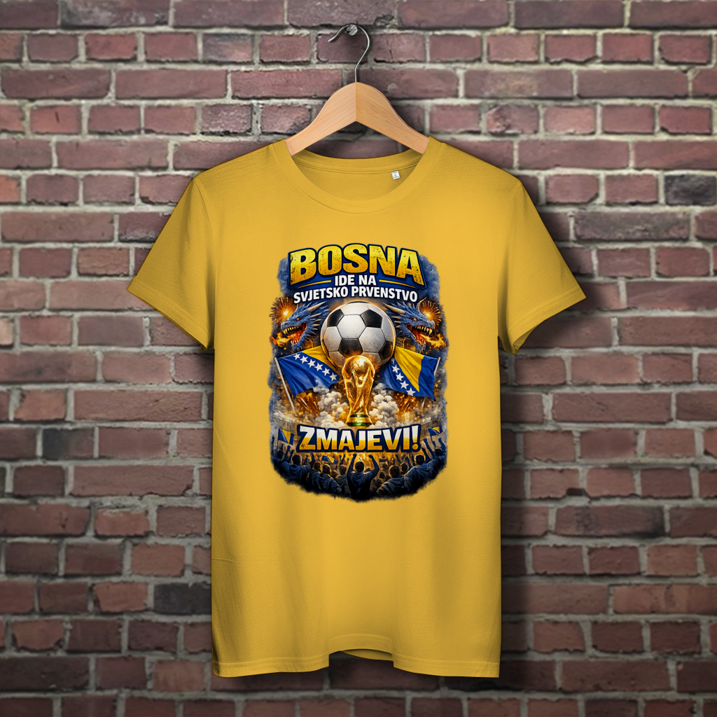 Damen Premium Bio T-Shirt - Zmajevi WM 2026 |  Frontprint