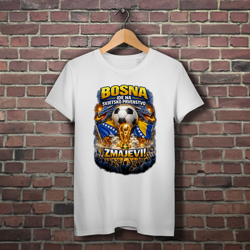 Damen Premium Bio T-Shirt - Zmajevi WM 2026 |  Frontprint