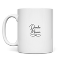 Classic "Thanks Mom" Mug - White Ceramic Mug Dishwasher Safe Gift