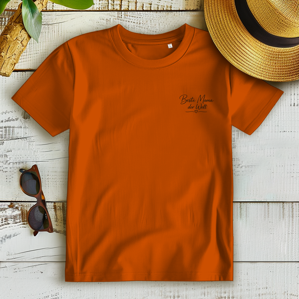 Damen Premium Bio T-Shirt - Beste Mama der Welt