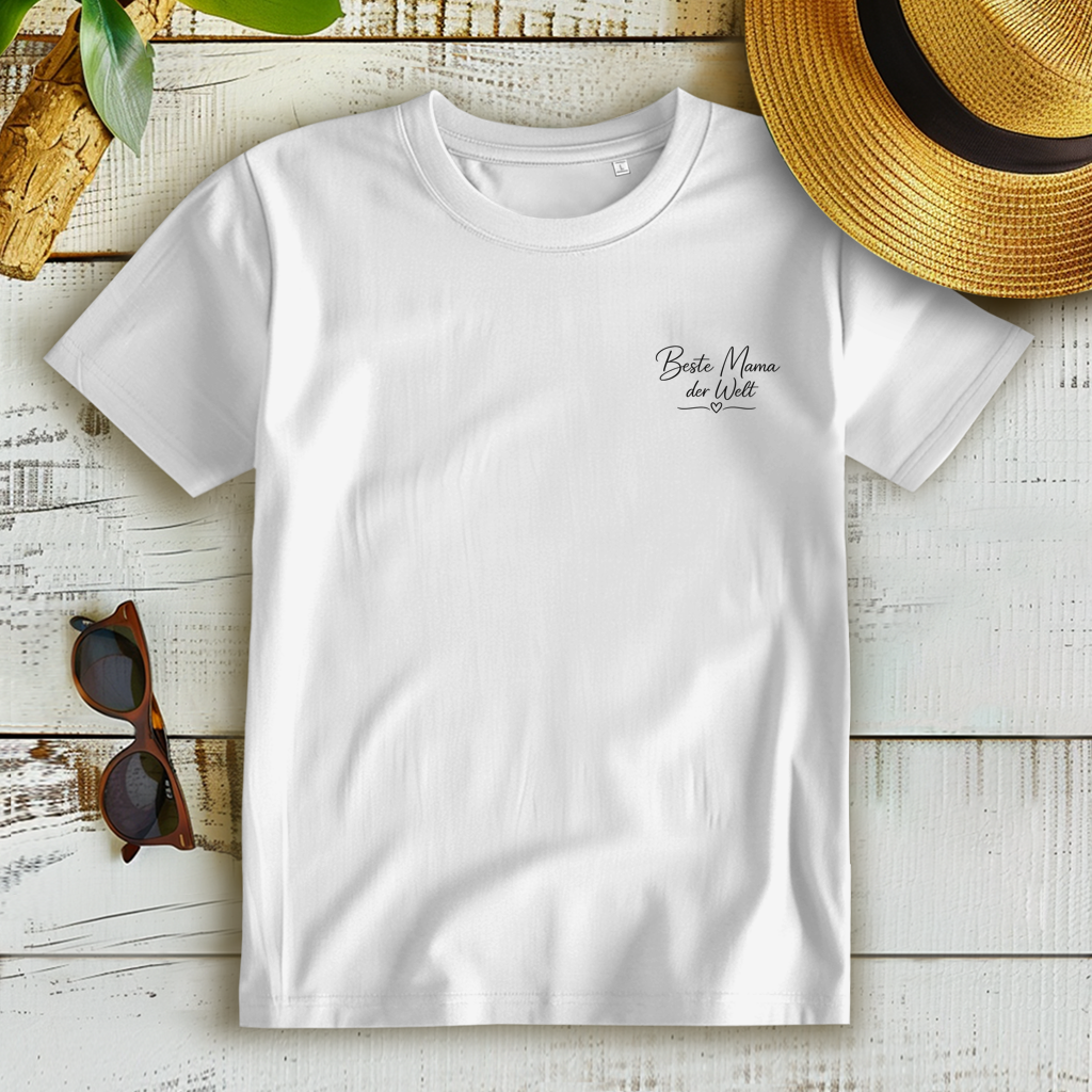 Damen Premium Bio T-Shirt - Beste Mama der Welt