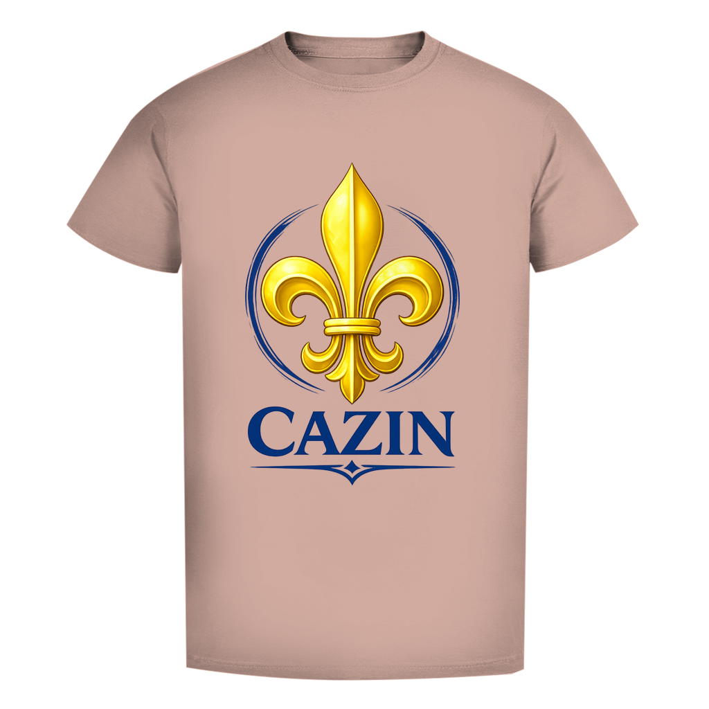 Cazin Bosnien muška premium organska majica s bosanskim ljiljanom | Organski pamuk