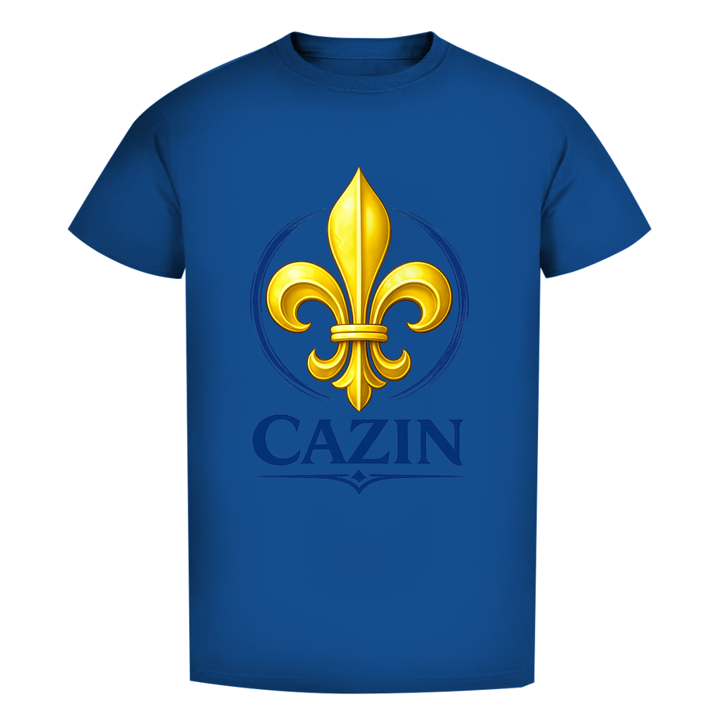 Cazin Bosnien muška premium organska majica s bosanskim ljiljanom | Organski pamuk