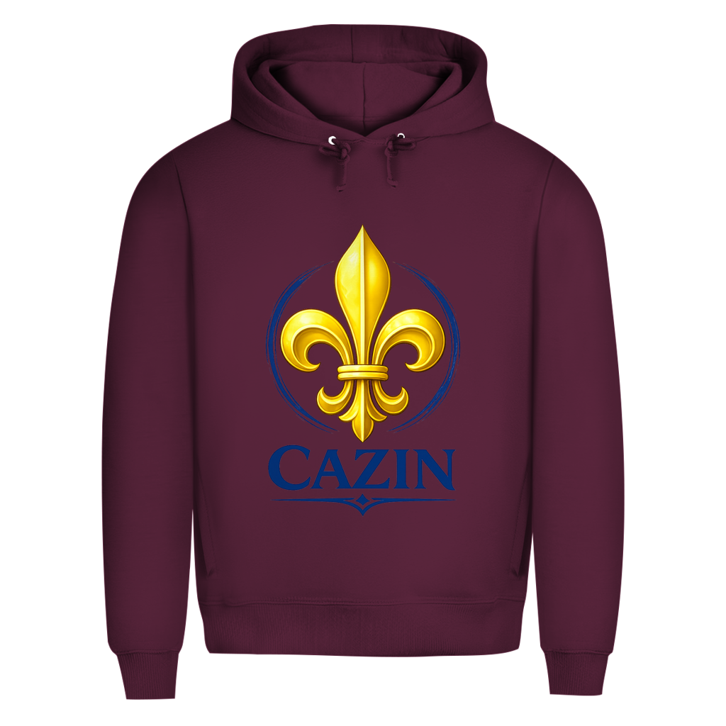 Muška Premium Organska Dukserica Cazin Bosna Ljiljan – Bosanski Hoodie sa Ljiljanom
