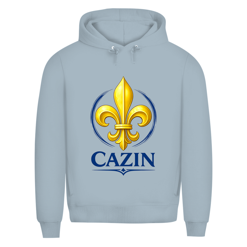 Muška Premium Organska Dukserica Cazin Bosna Ljiljan – Bosanski Hoodie sa Ljiljanom