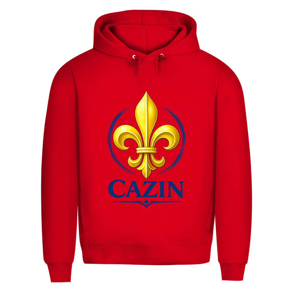 Muška Premium Organska Dukserica Cazin Bosna Ljiljan – Bosanski Hoodie sa Ljiljanom