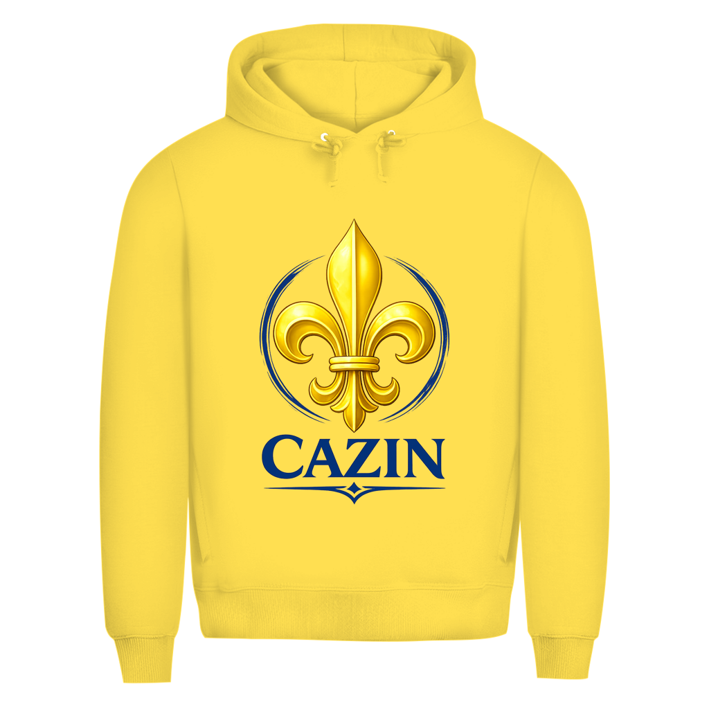 Muška Premium Organska Dukserica Cazin Bosna Ljiljan – Bosanski Hoodie sa Ljiljanom