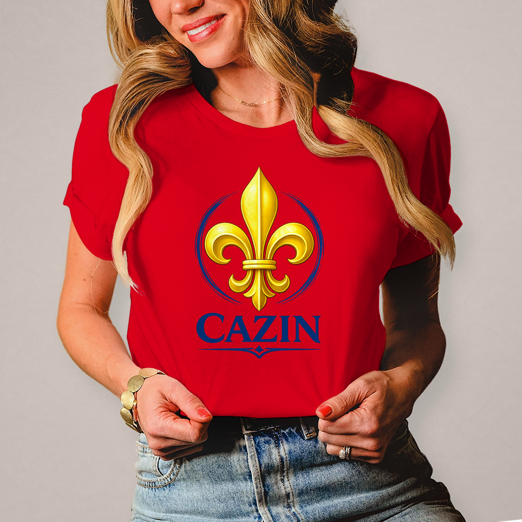 Damen T-Shirt - Cazin Bosnien Lilie Design | Frontprint