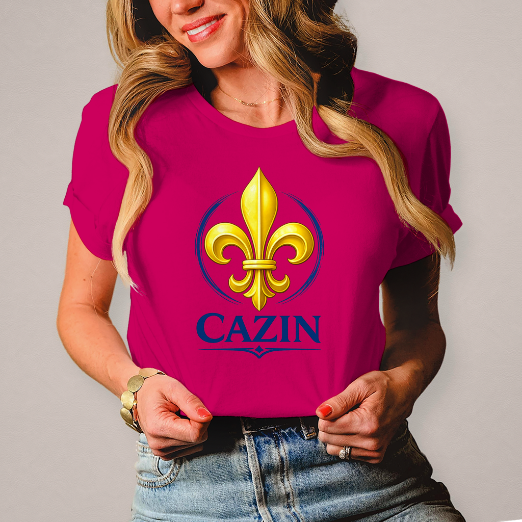 Damen T-Shirt - Cazin Bosnien Lilie Design | Frontprint