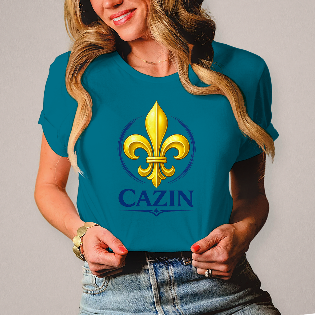 Damen T-Shirt - Cazin Bosnien Lilie Design | Frontprint
