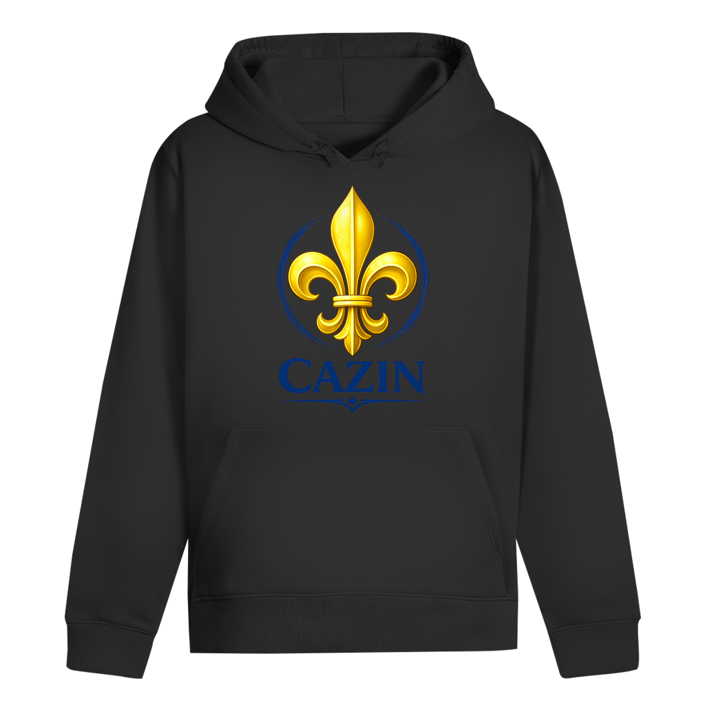 Cazin Bosna Muški Premium Hoodie sa Bosanskim Ljiljanom | Organski Dukserica