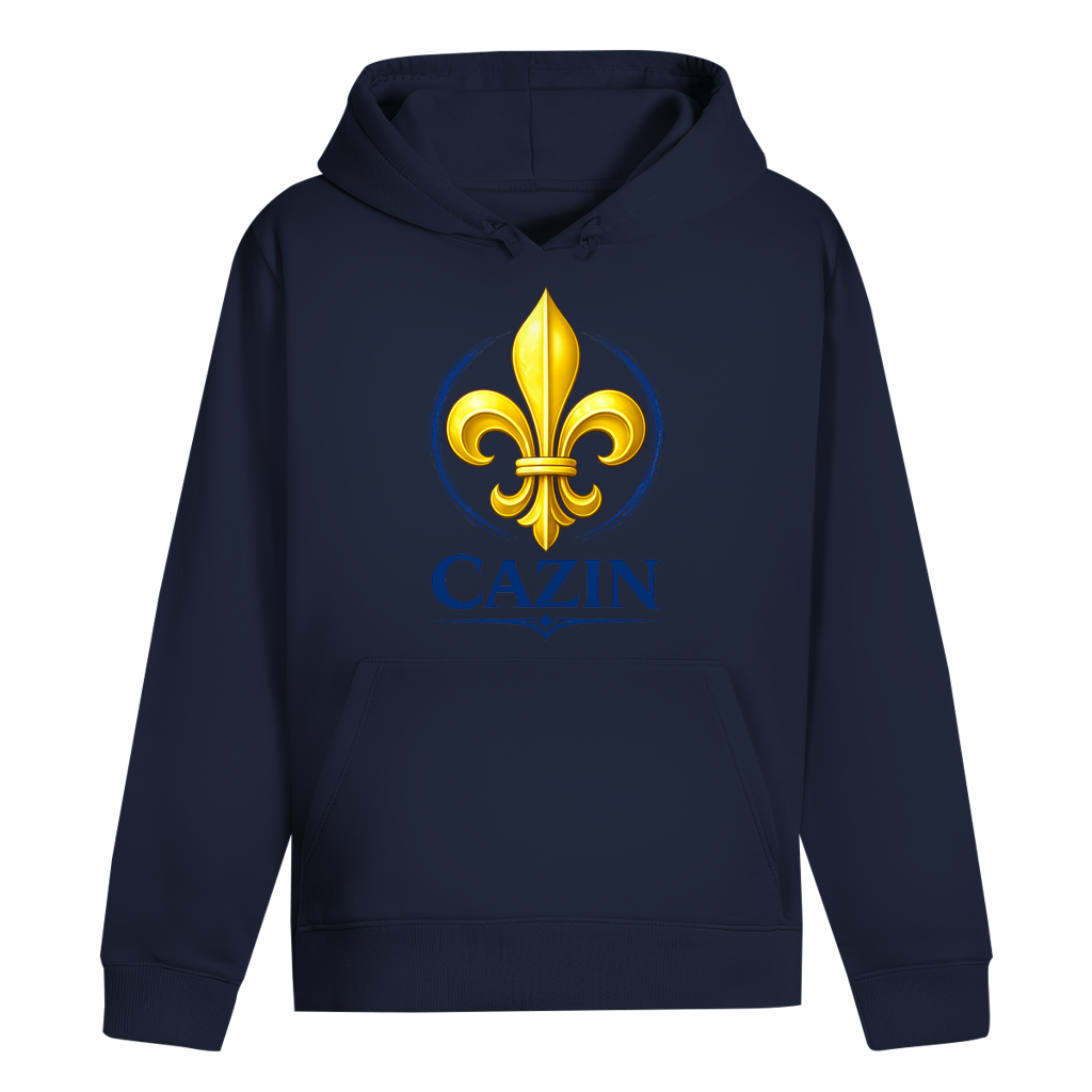 Cazin Bosna Muški Premium Hoodie sa Bosanskim Ljiljanom | Organski Dukserica
