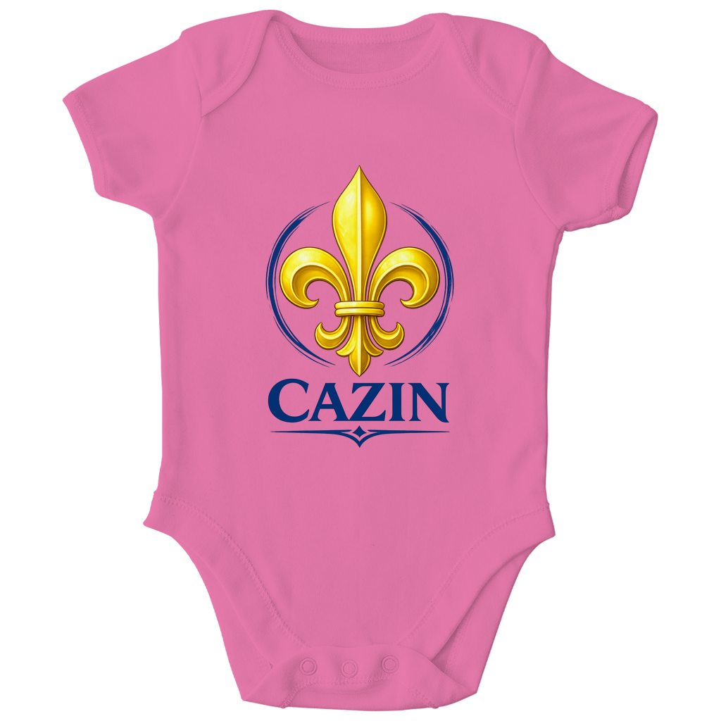 Cazin Bosna Bodi za bebe od organskog pamuka s bosanskim ljiljanom | Zekica 0-24 mjeseca