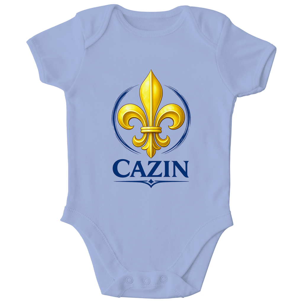 Cazin Bosna Bodi za bebe od organskog pamuka s bosanskim ljiljanom | Zekica 0-24 mjeseca
