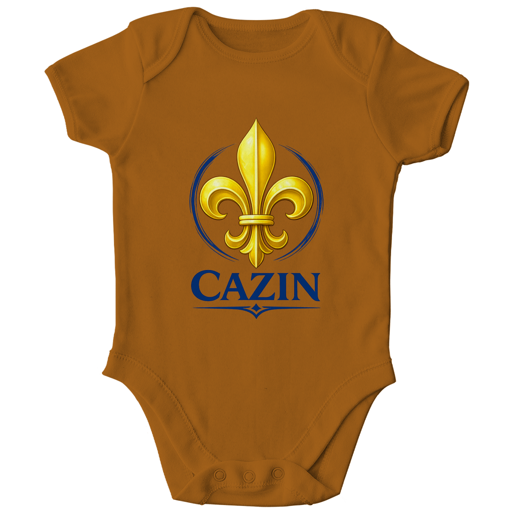 Cazin Bosna Bodi za bebe od organskog pamuka s bosanskim ljiljanom | Zekica 0-24 mjeseca