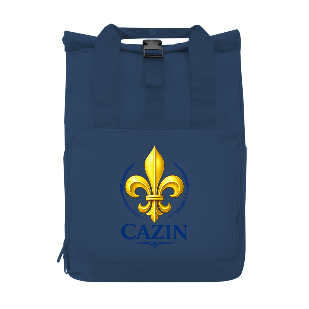 Cazin Bosnien Rolltop ruksak s ljiljanom – reciklirani ruksak s dizajnom Bosne
