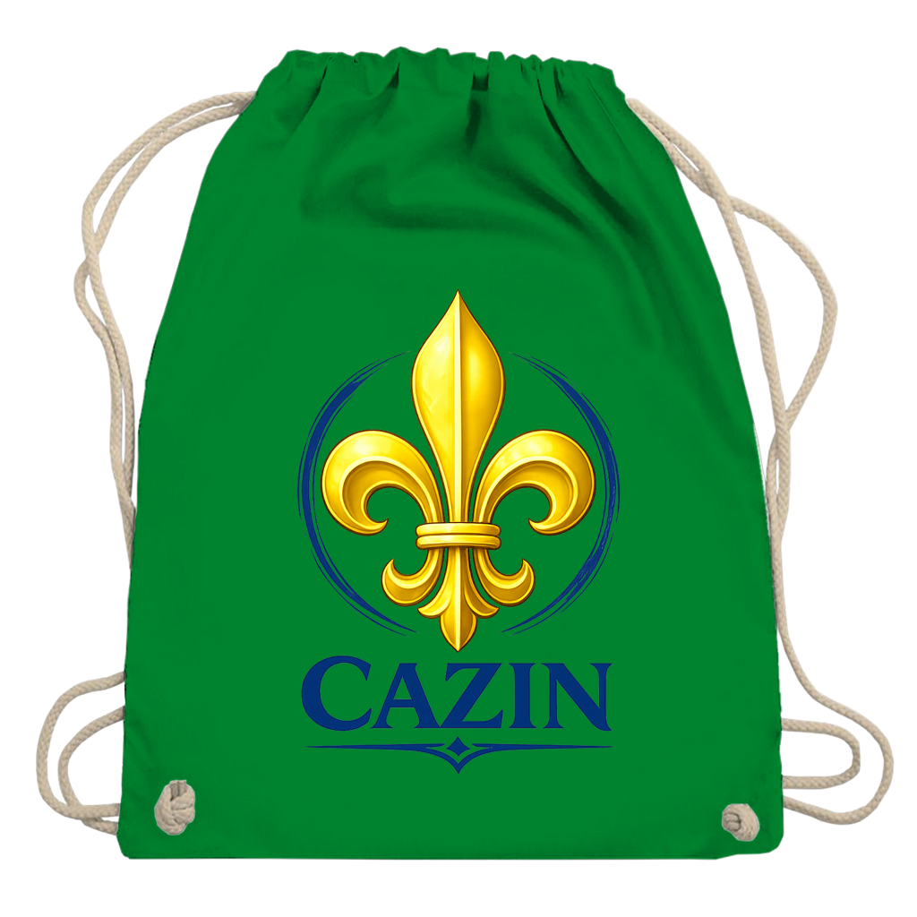 Turnbeutel Cazin Bosnien Lilie – Sportbeutel mit Bosnischem Ljiljan Design