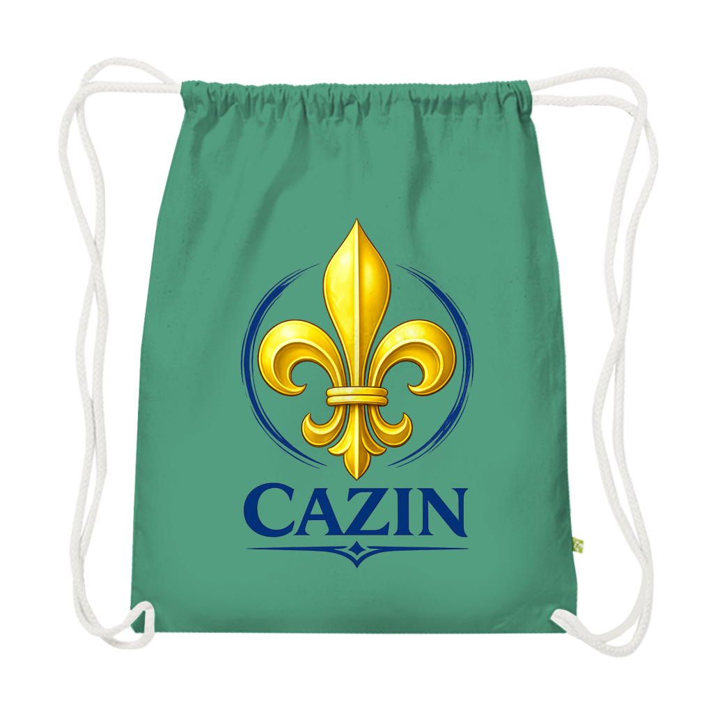 Premium Bio Turnbeutel Cazin Bosnien Lilie – Bosanski Gym Bag aus 100% Bio-Baumwolle