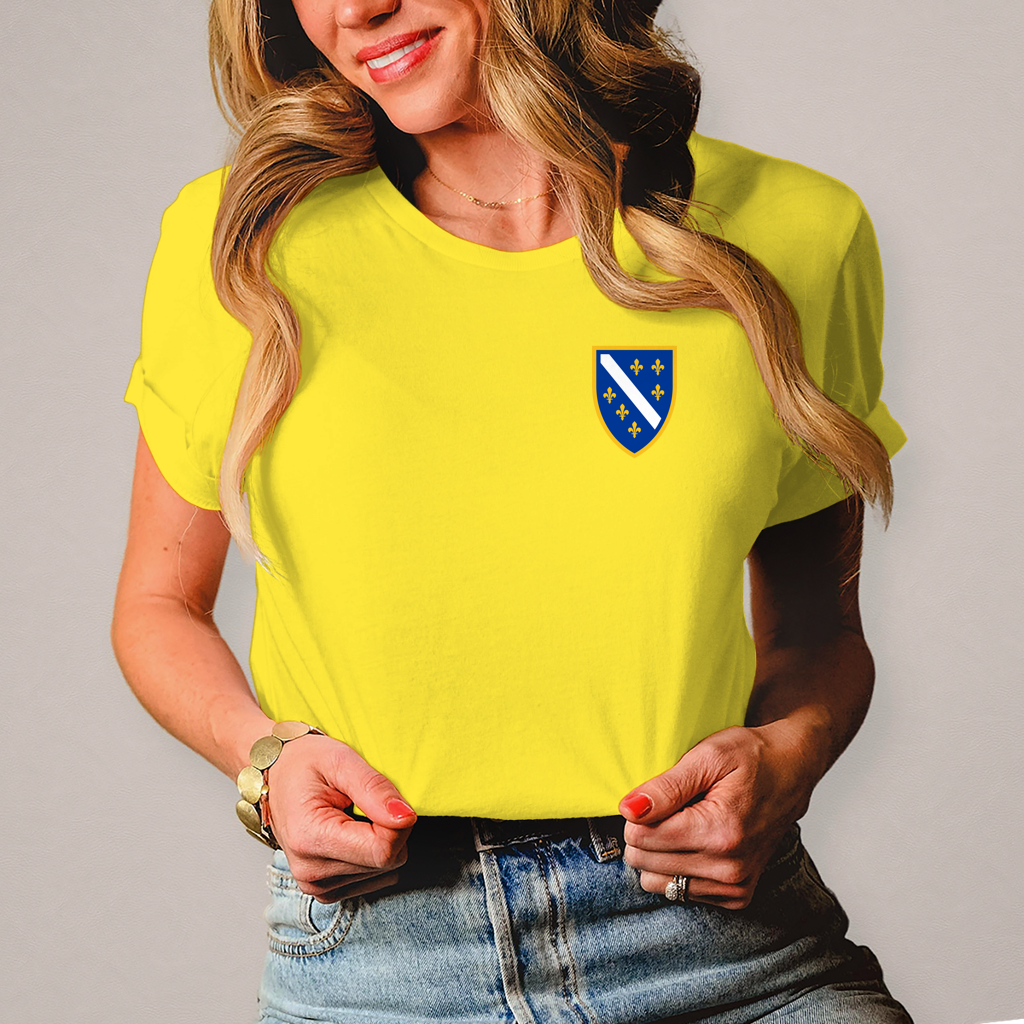 Ženska majica – Bosanski Grb sa ljiljanima | Lijeva strana grudi