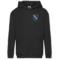 Kids Basic Hoodie - Bosnian Coat of Arms with Lilies | Left Chest
