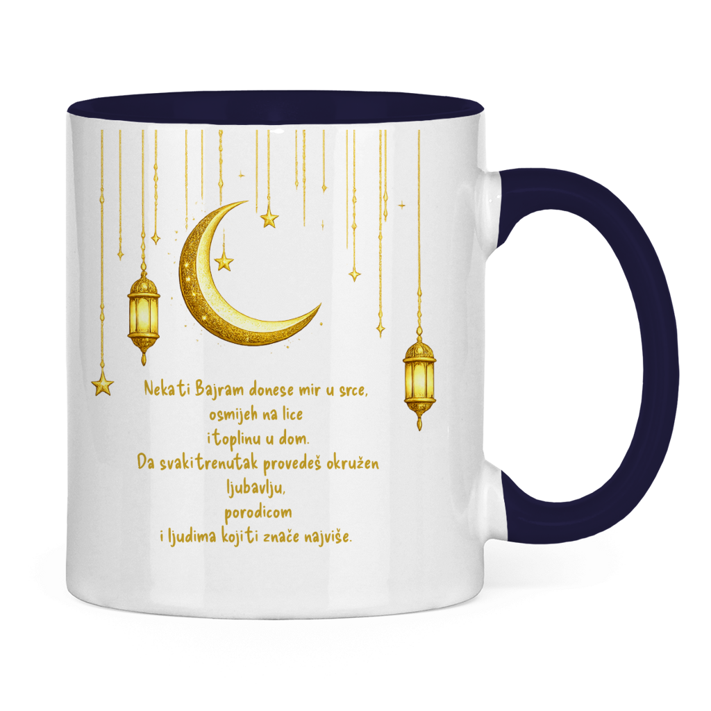 🇧🇦 Bajram šolja Mjesec & fenjer | Elegantan poklon za Bajram Mubarak