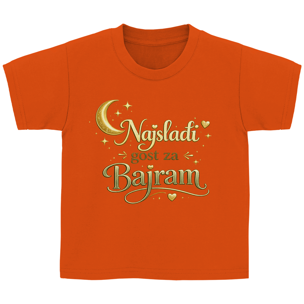 🇧🇦 Najslađi gost za Bajram – Kinder Basic majica | Eid majica