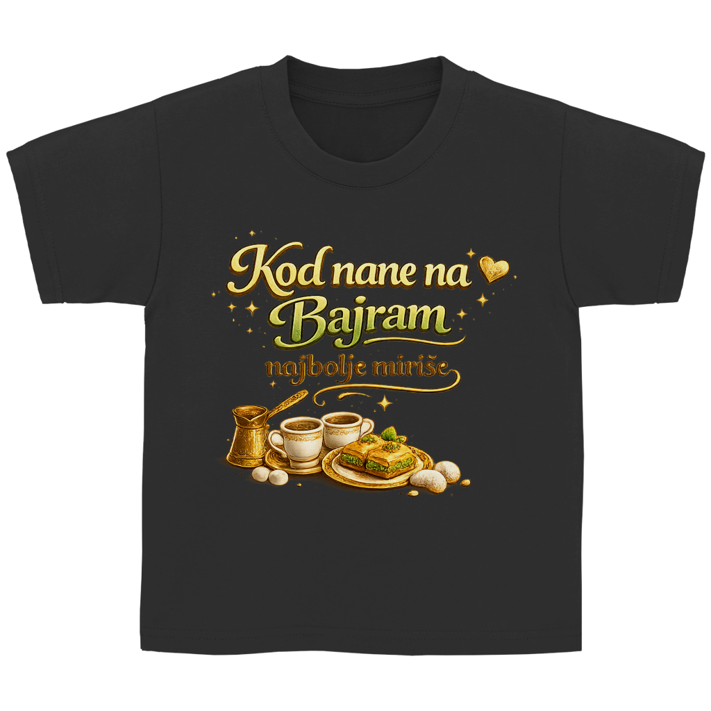 🇧🇦 Dosao sam zbog Bajramluka  – Kinder Basic T-Shirt | Eid Shirt