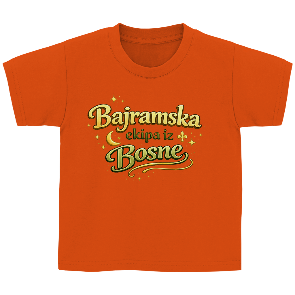 🇧🇦 Bajramska ekipa iz Bosne – Kinder Basic T-Shirt | Eid Shirt