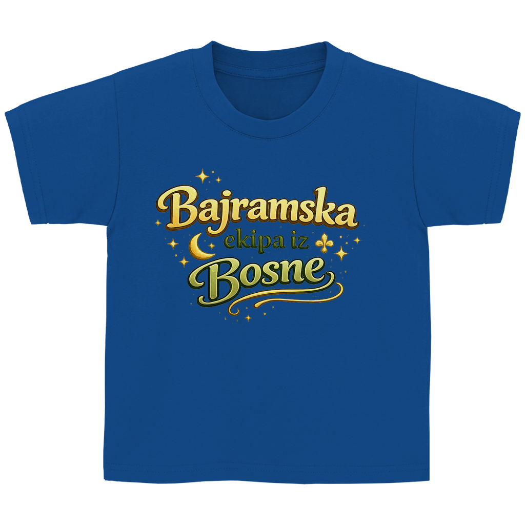 🇧🇦 Bajramska ekipa iz Bosne – Kinder Basic T-Shirt | Eid Shirt