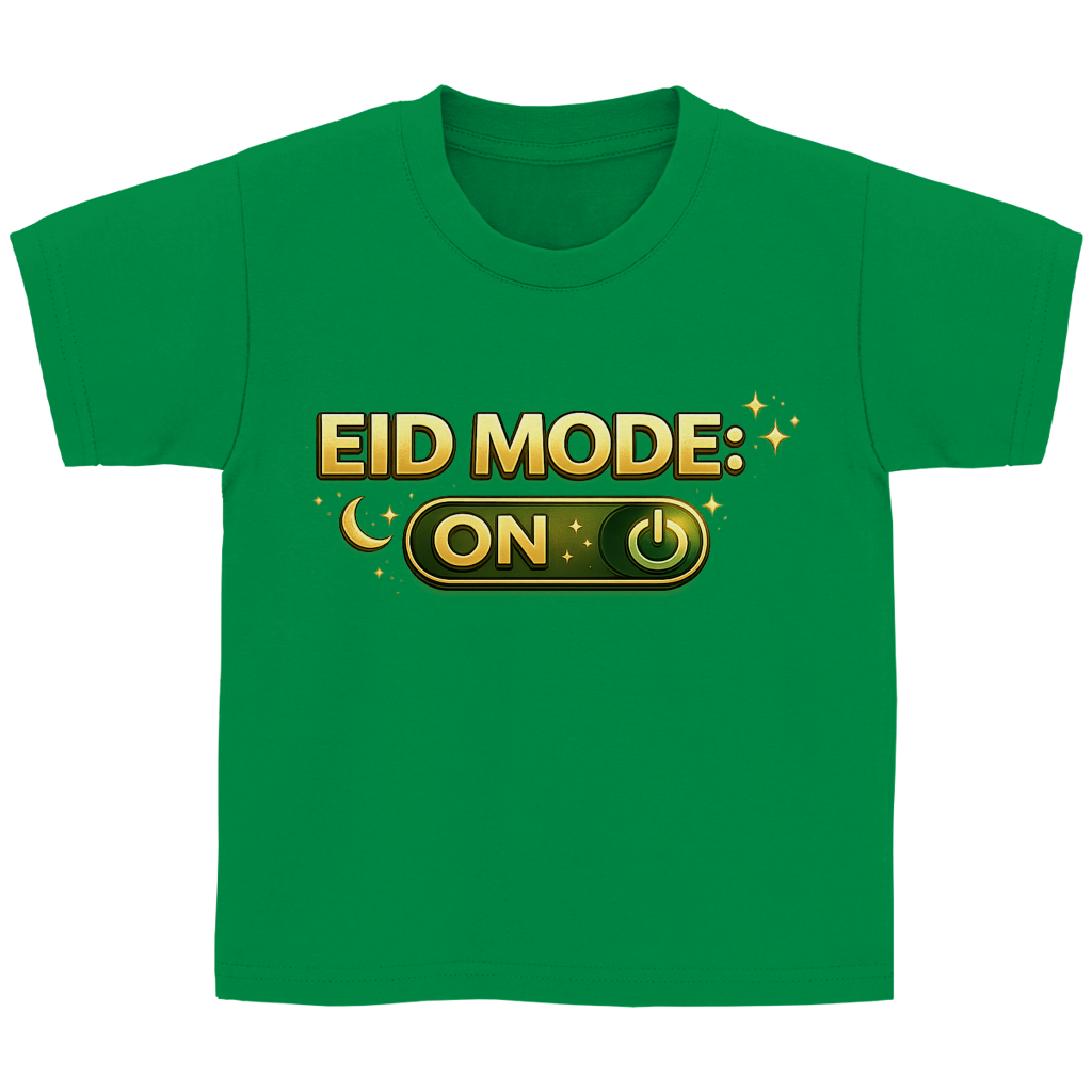 Eid Mode ON – Kinder Basic T-Shirt | Eid Shirt