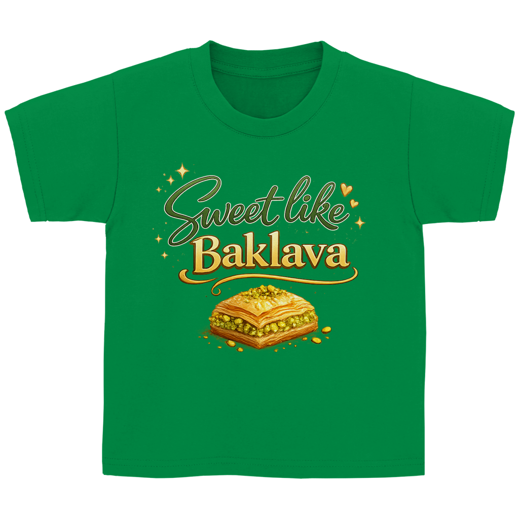 Slatko kao baklava – Dječija osnovna majica | Bajramska majica