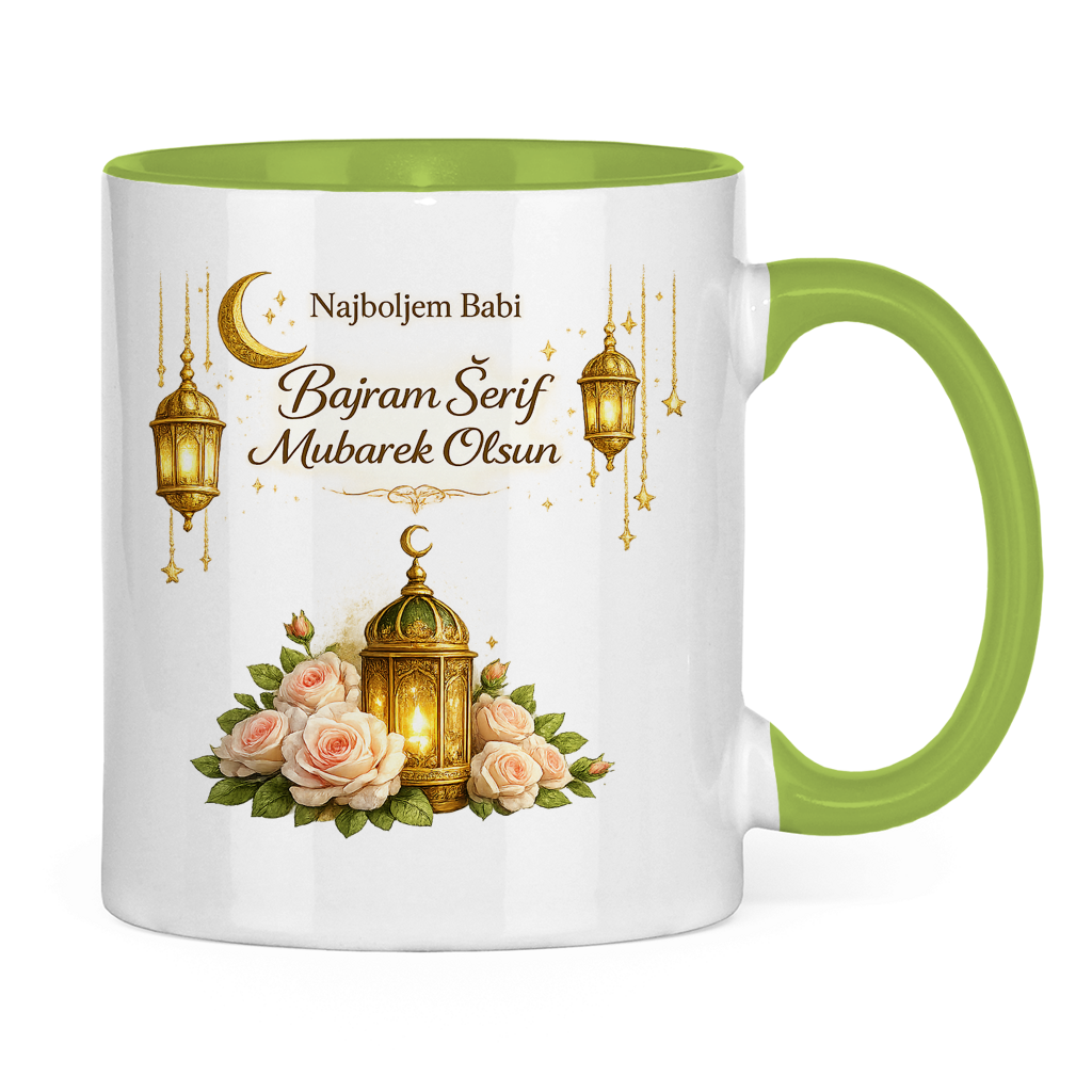 🇧🇦 Eid Tasse Najboljem Babi Bajram Šerif Mubarek Olsun | Elegantes Eid Mubarak Geschenk