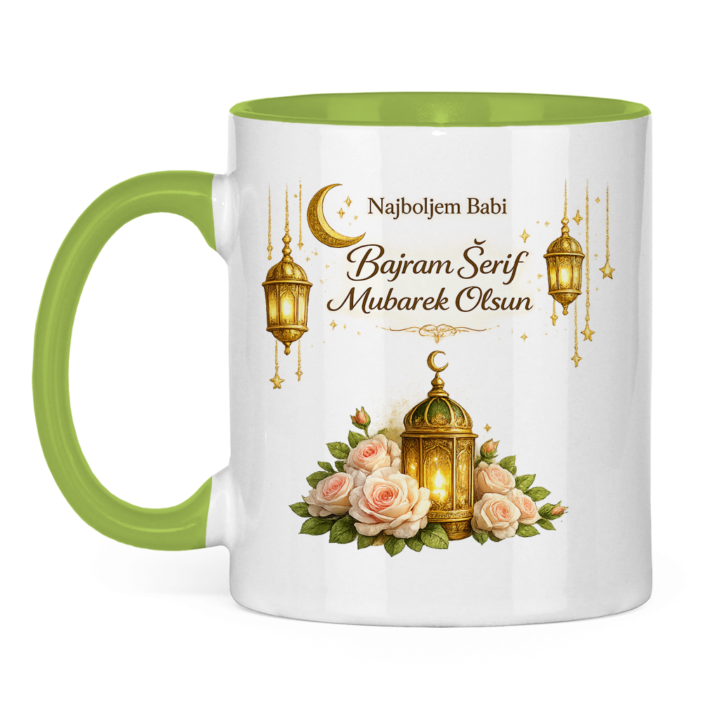 🇧🇦 Eid Tasse Najboljem Babi Bajram Šerif Mubarek Olsun | Elegantes Eid Mubarak Geschenk