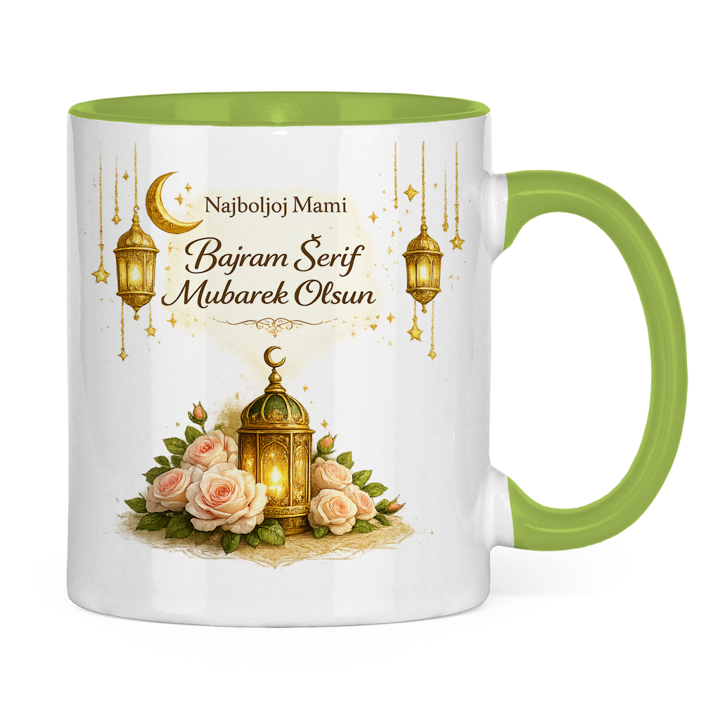 🇧🇦 Eid Tasse Najboljoj Mami Bajram Šerif Mubarek Olsun | Elegantes Eid Mubarak Geschenk