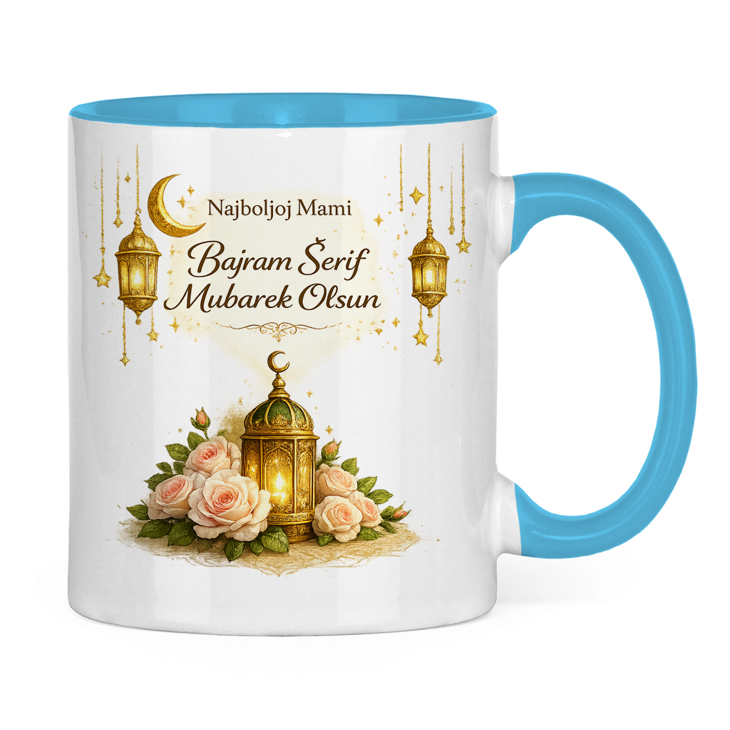 🇧🇦 Eid Tasse Najboljoj Mami Bajram Šerif Mubarek Olsun | Elegantes Eid Mubarak Geschenk