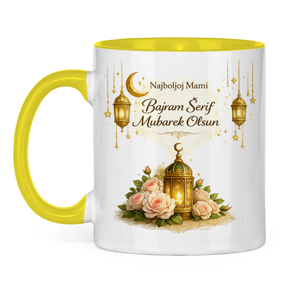 🇧🇦 Eid Tasse Najboljoj Mami Bajram Šerif Mubarek Olsun | Elegantes Eid Mubarak Geschenk