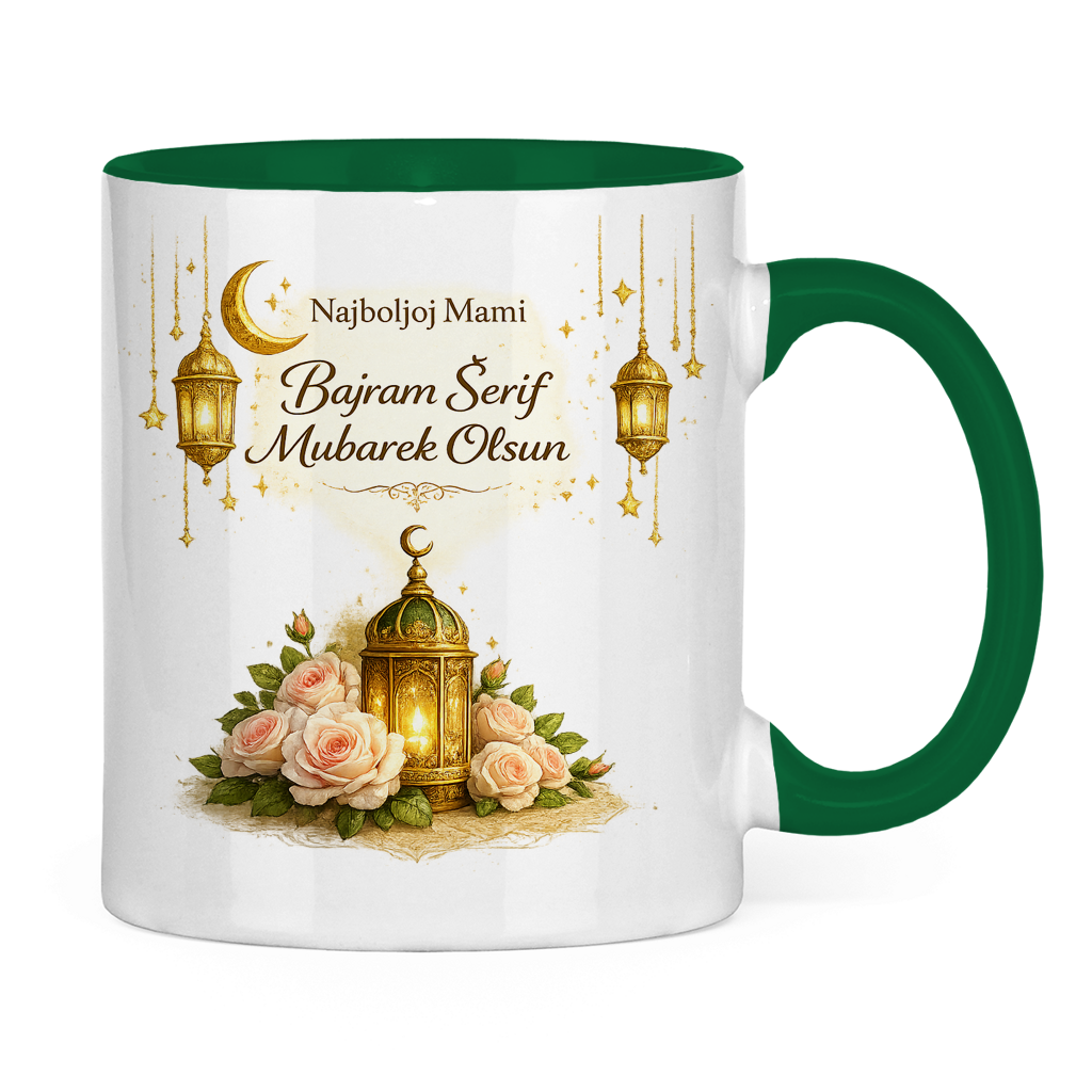 🇧🇦 Eid Tasse Najboljoj Mami Bajram Šerif Mubarek Olsun | Elegantes Eid Mubarak Geschenk