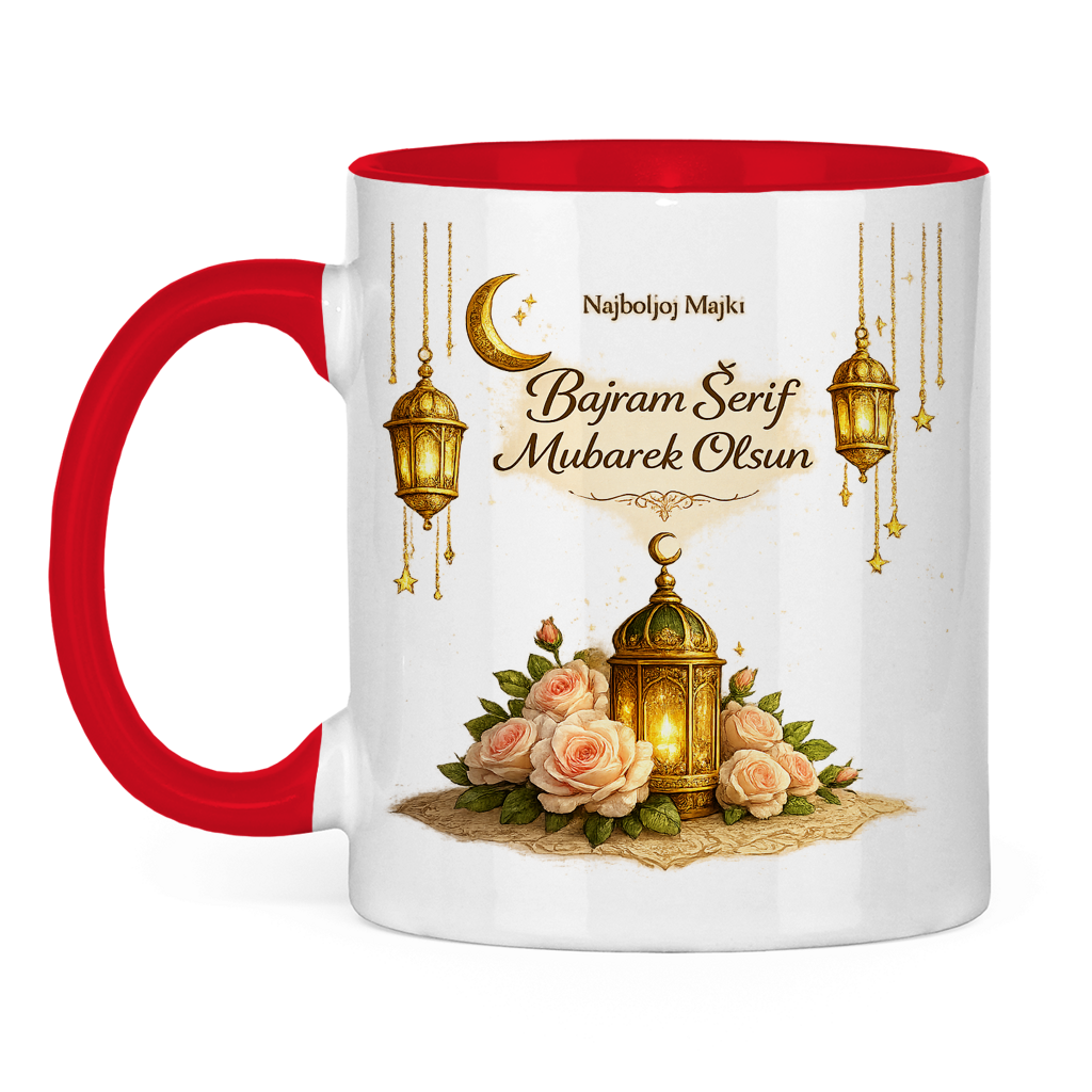🇧🇦 Eid Tasse Najboljoj Majki Bajram Šerif Mubarek Olsun | Elegantes Eid Mubarak Geschenk